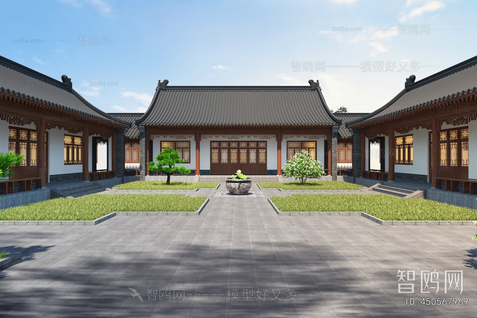 Chinese Style Residential Building