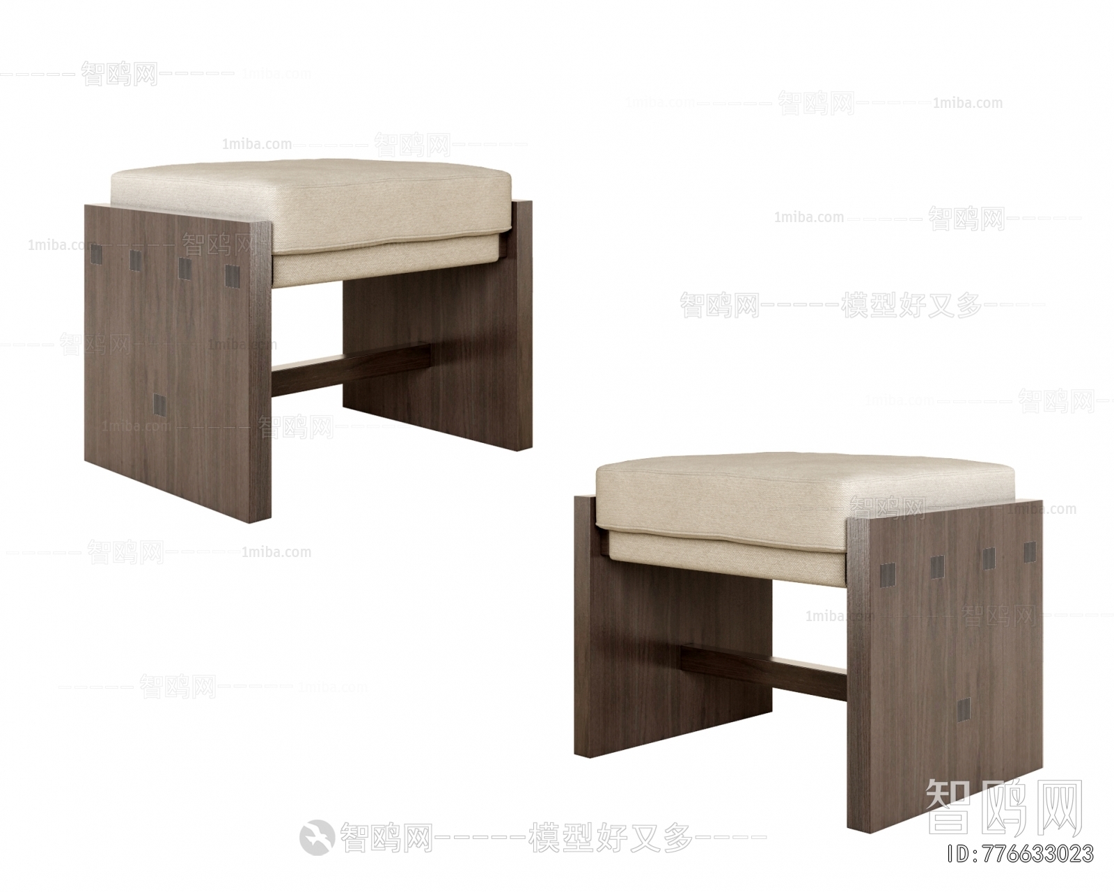 现代沙发凳