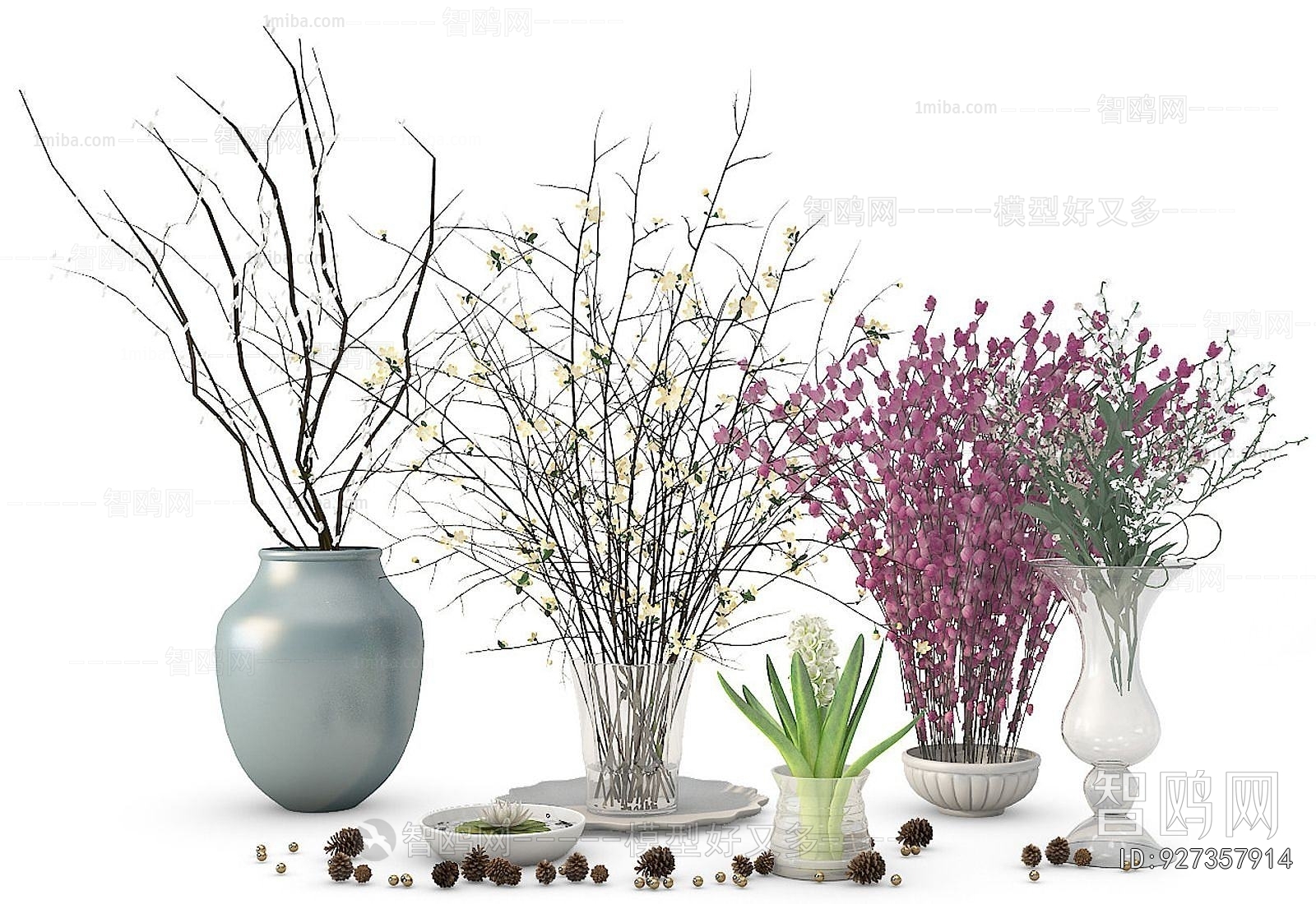 Modern Potted Green Plant