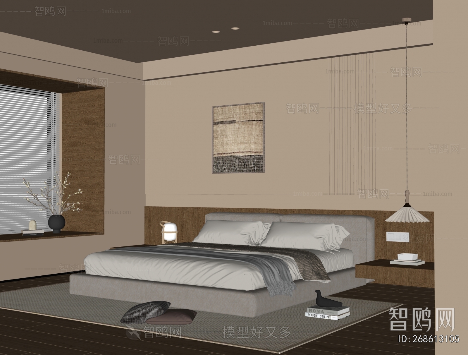 Wabi-sabi Style Bedroom
