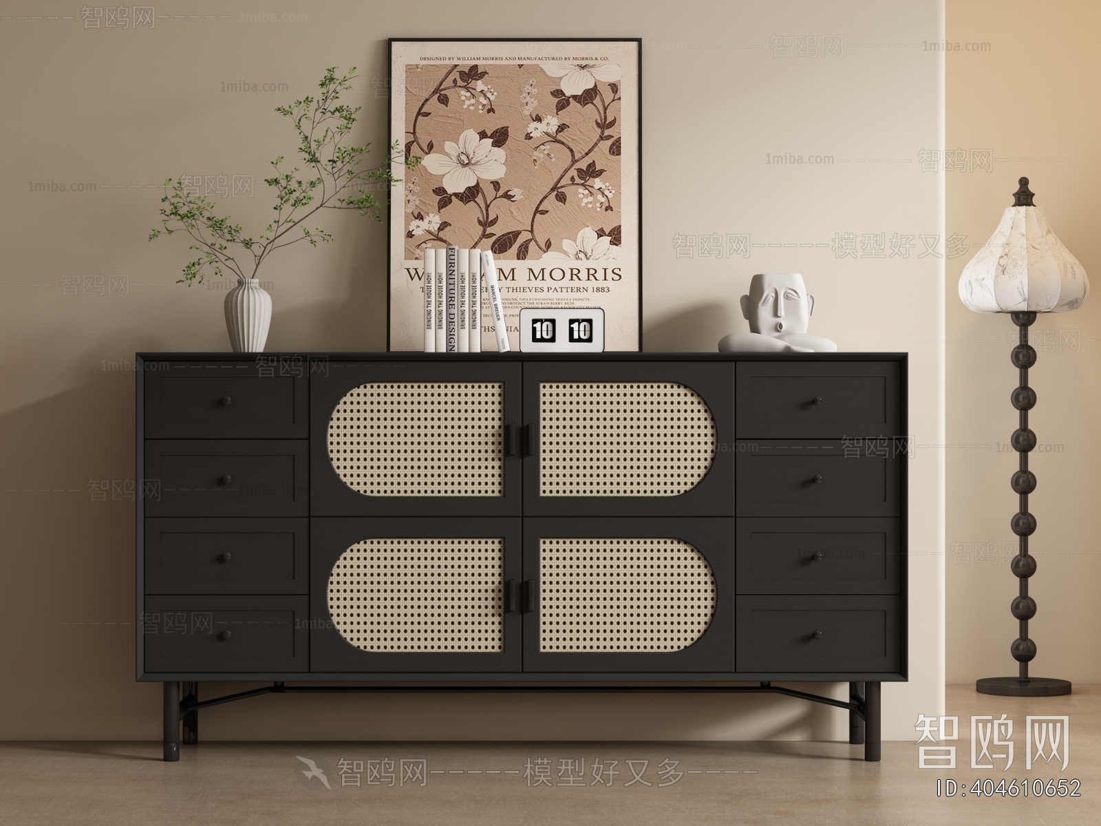 French Style Side Cabinet