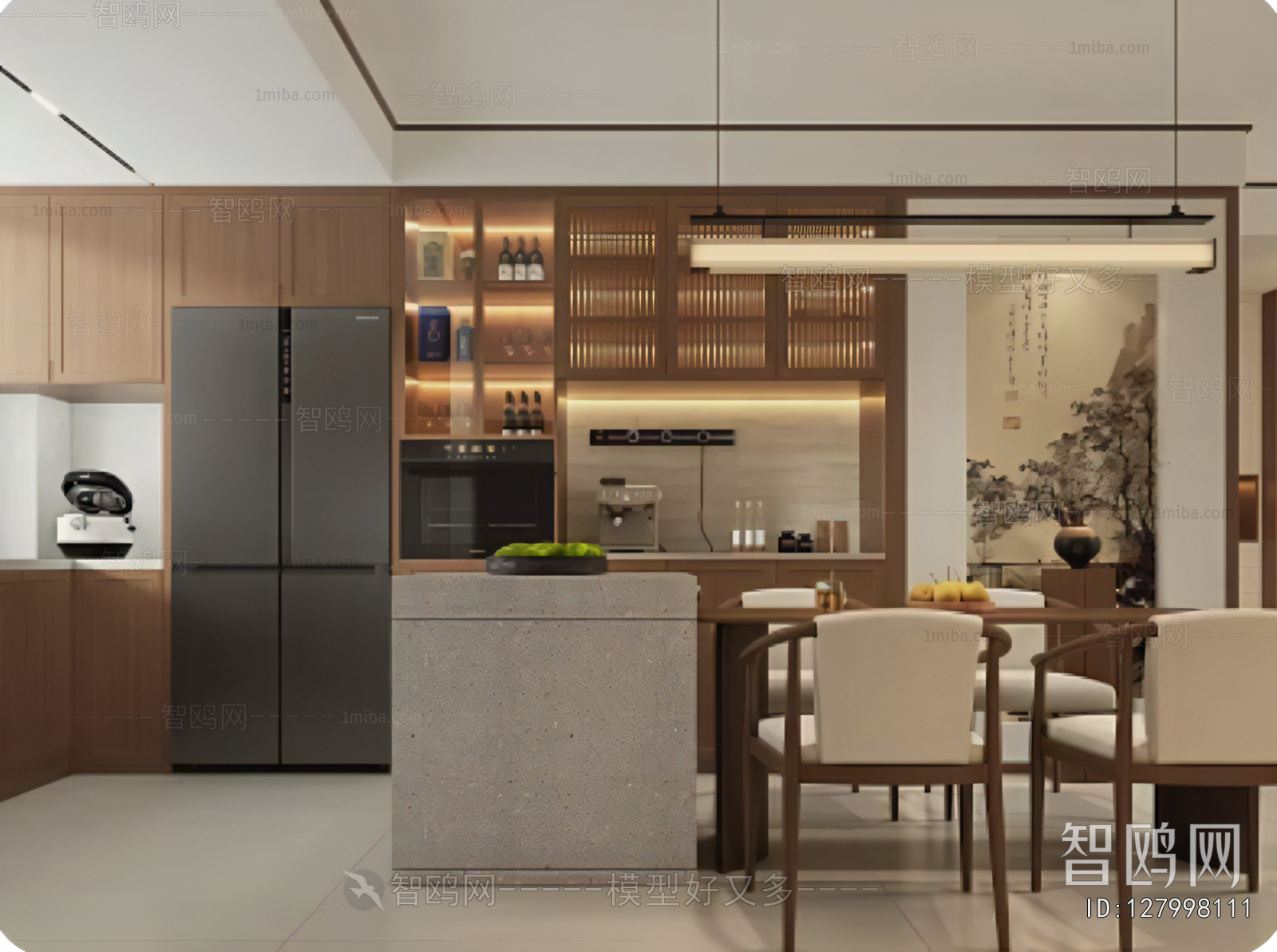 New Chinese Style Dining Room