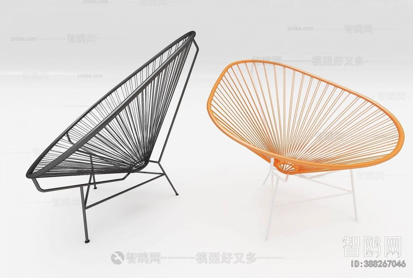 Modern Nordic Style Lounge Chair