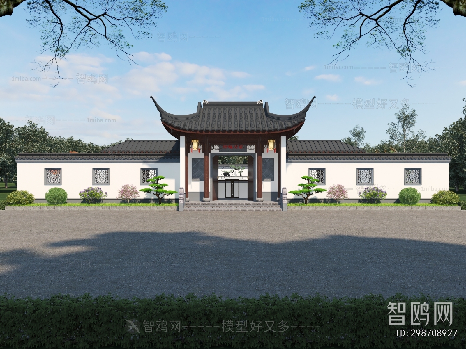 New Chinese Style Facade Element