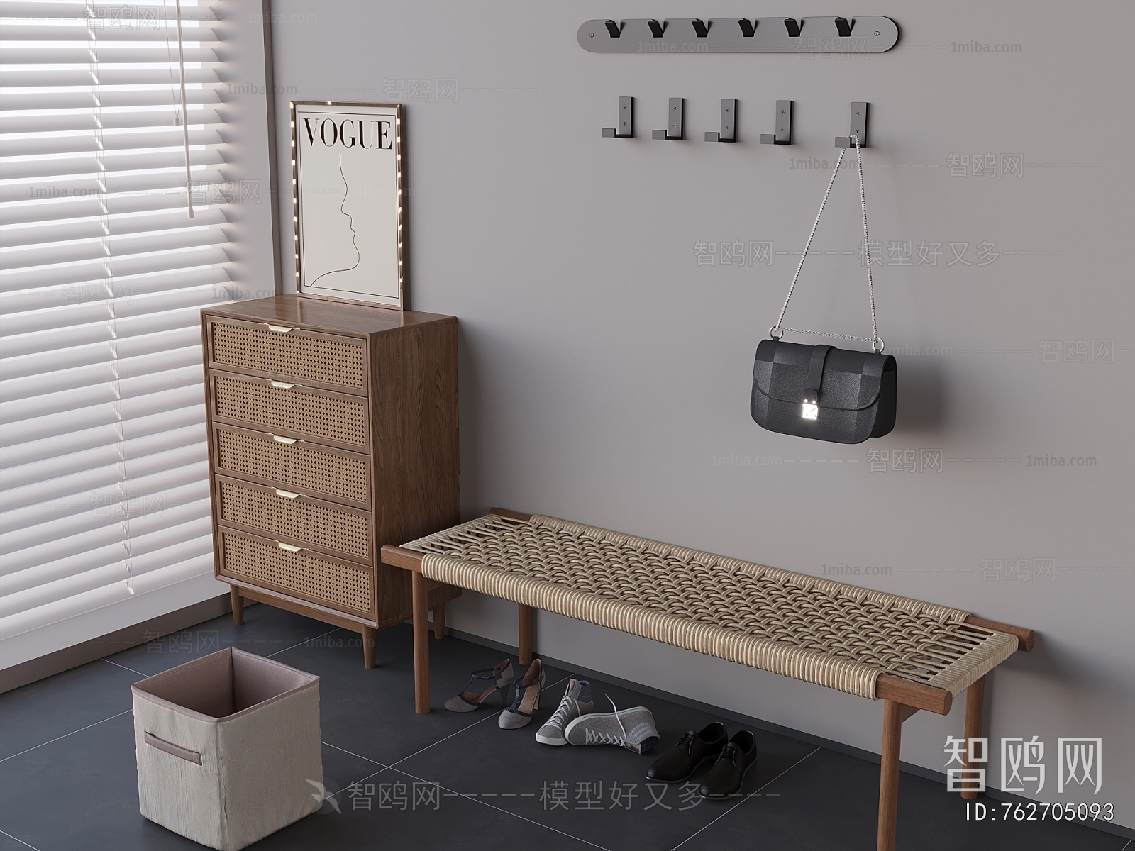 Modern Stool For Changing Shoes