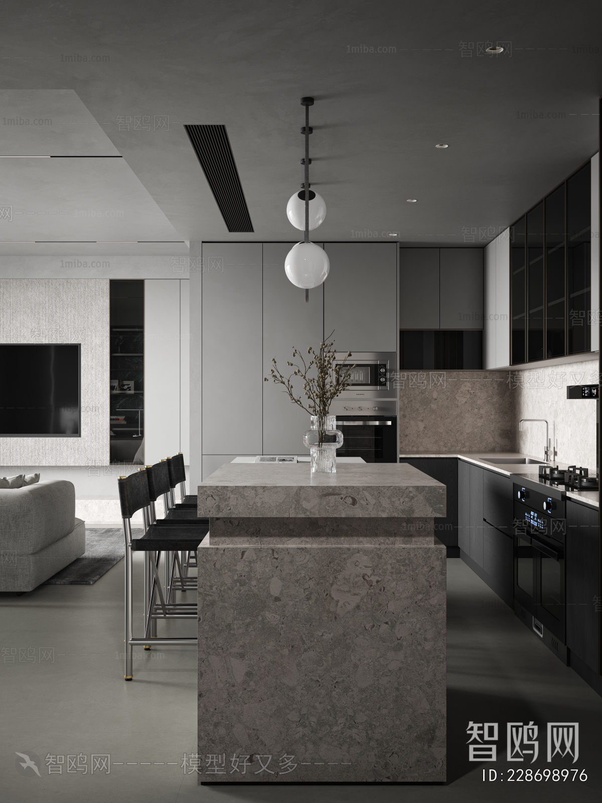 Modern Open Kitchen