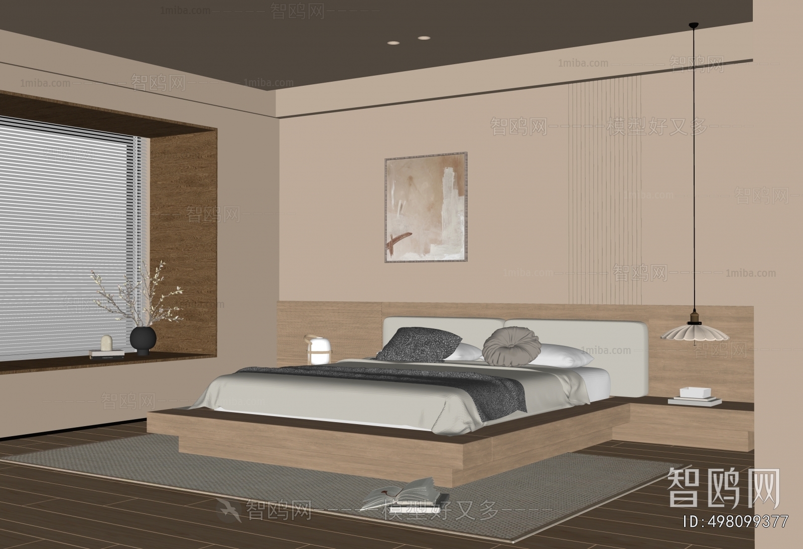 Wabi-sabi Style Bedroom