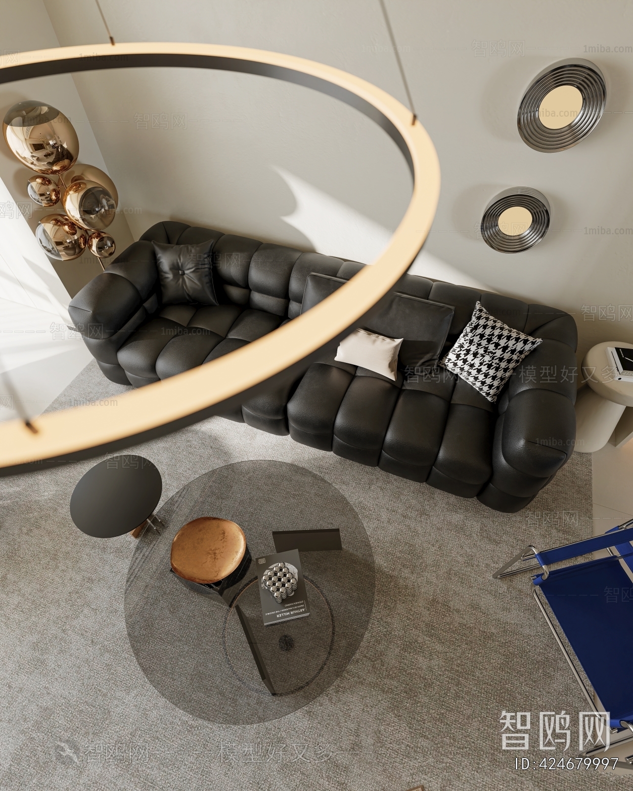 Modern Three-seat Sofa