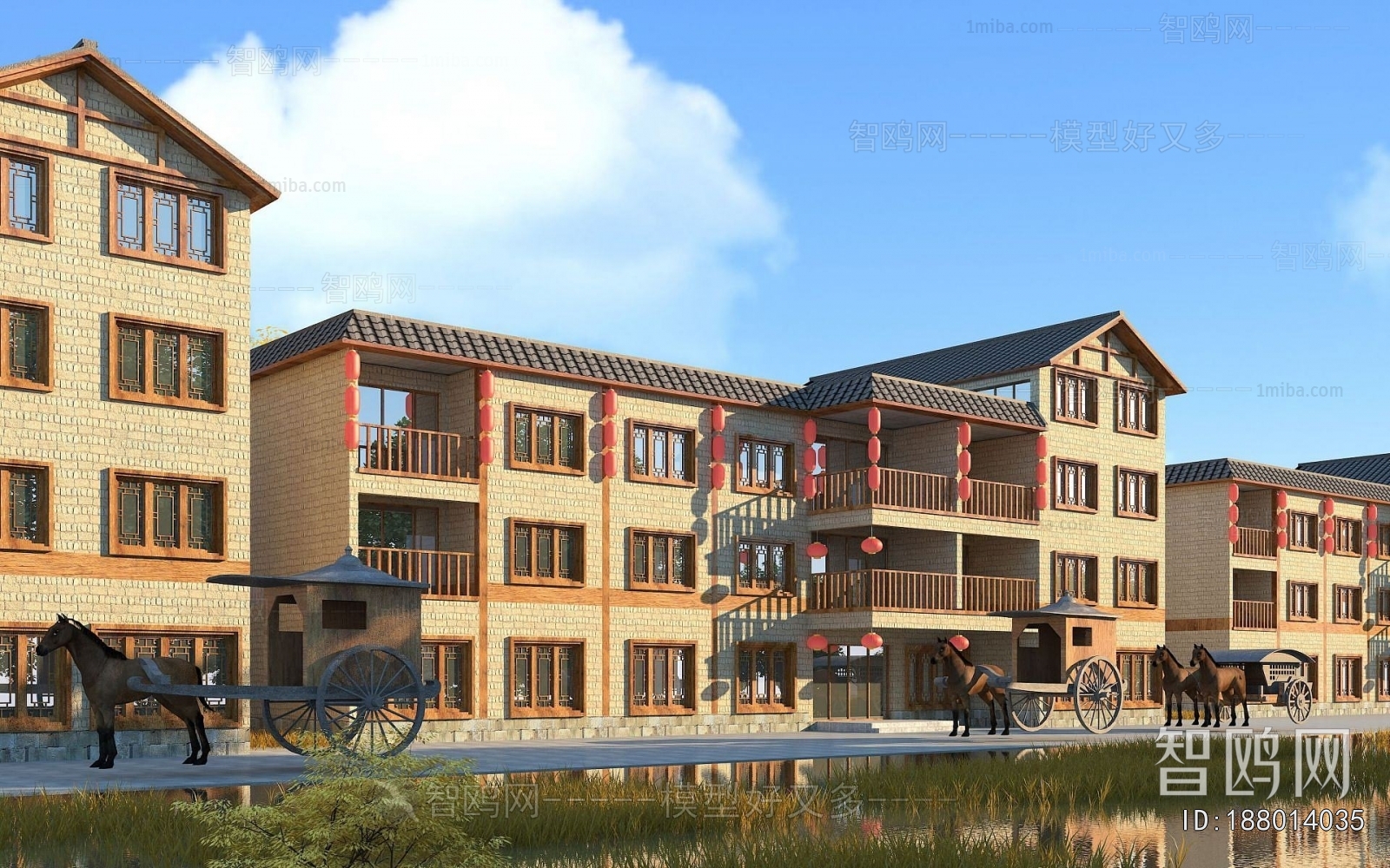 Chinese Style Commercial Street