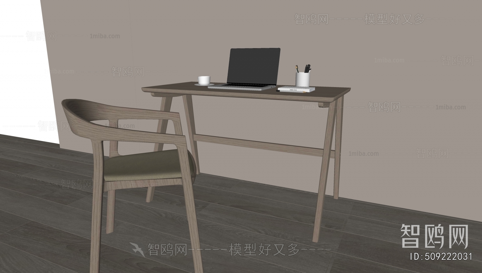 Nordic Style Computer Desk And Chair