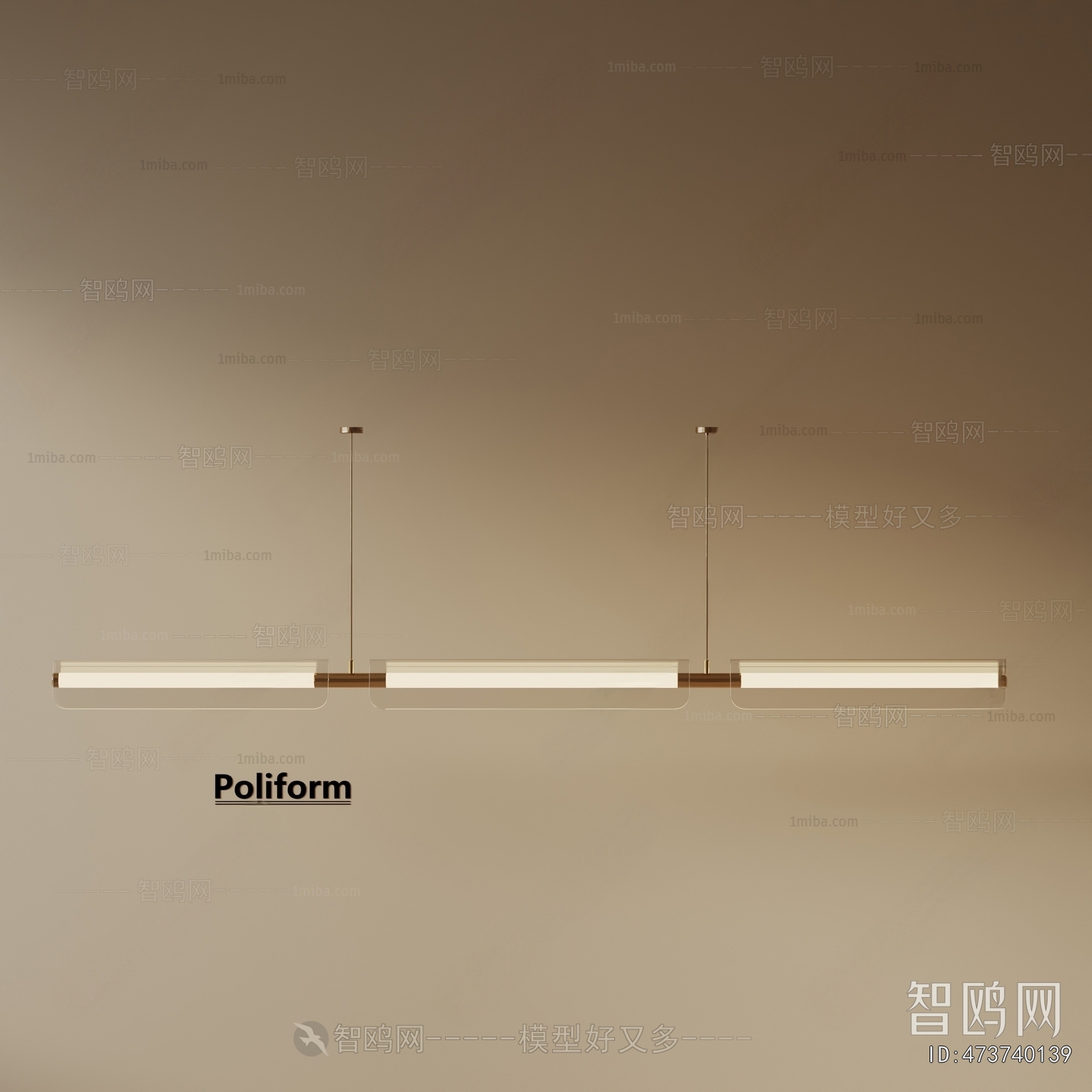 Modern Long Chandelier