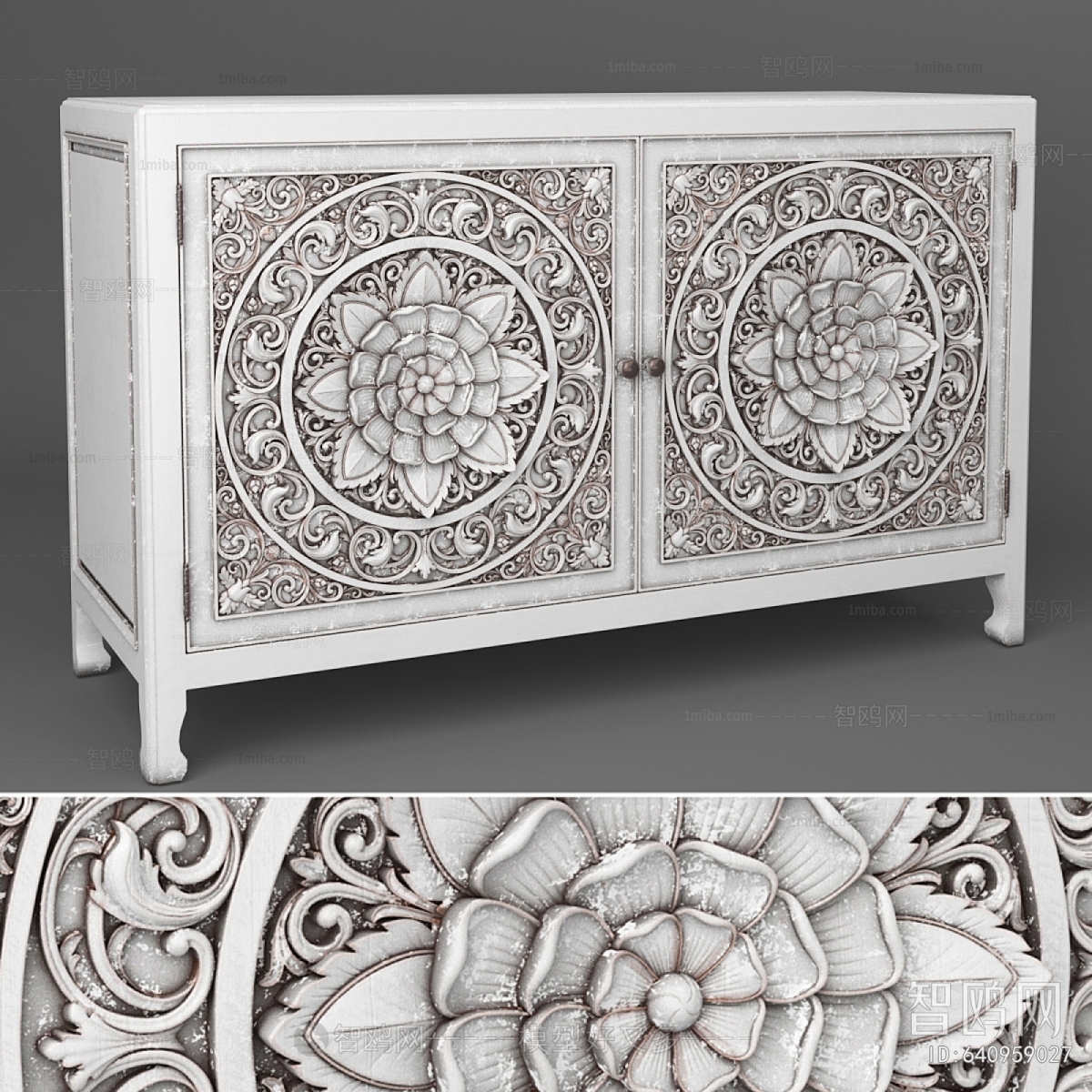 Chinese Style Side Cabinet