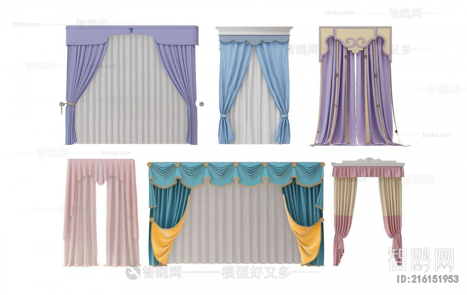 Simple European Style The Curtain
