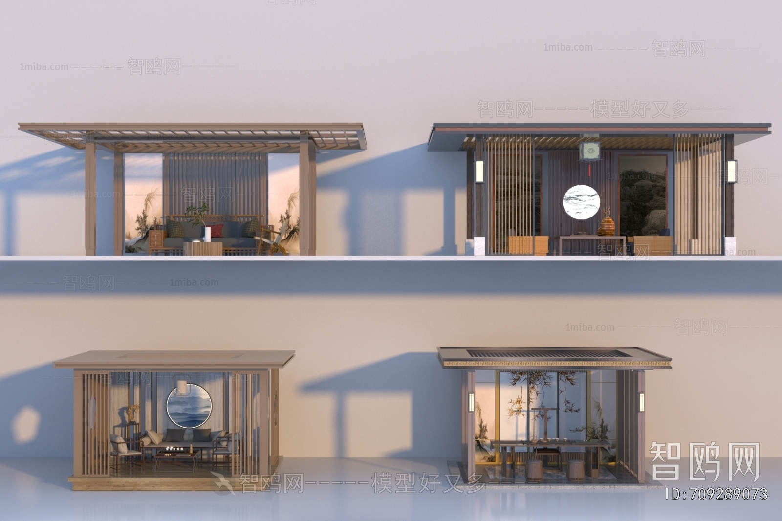 New Chinese Style Gallery Frame