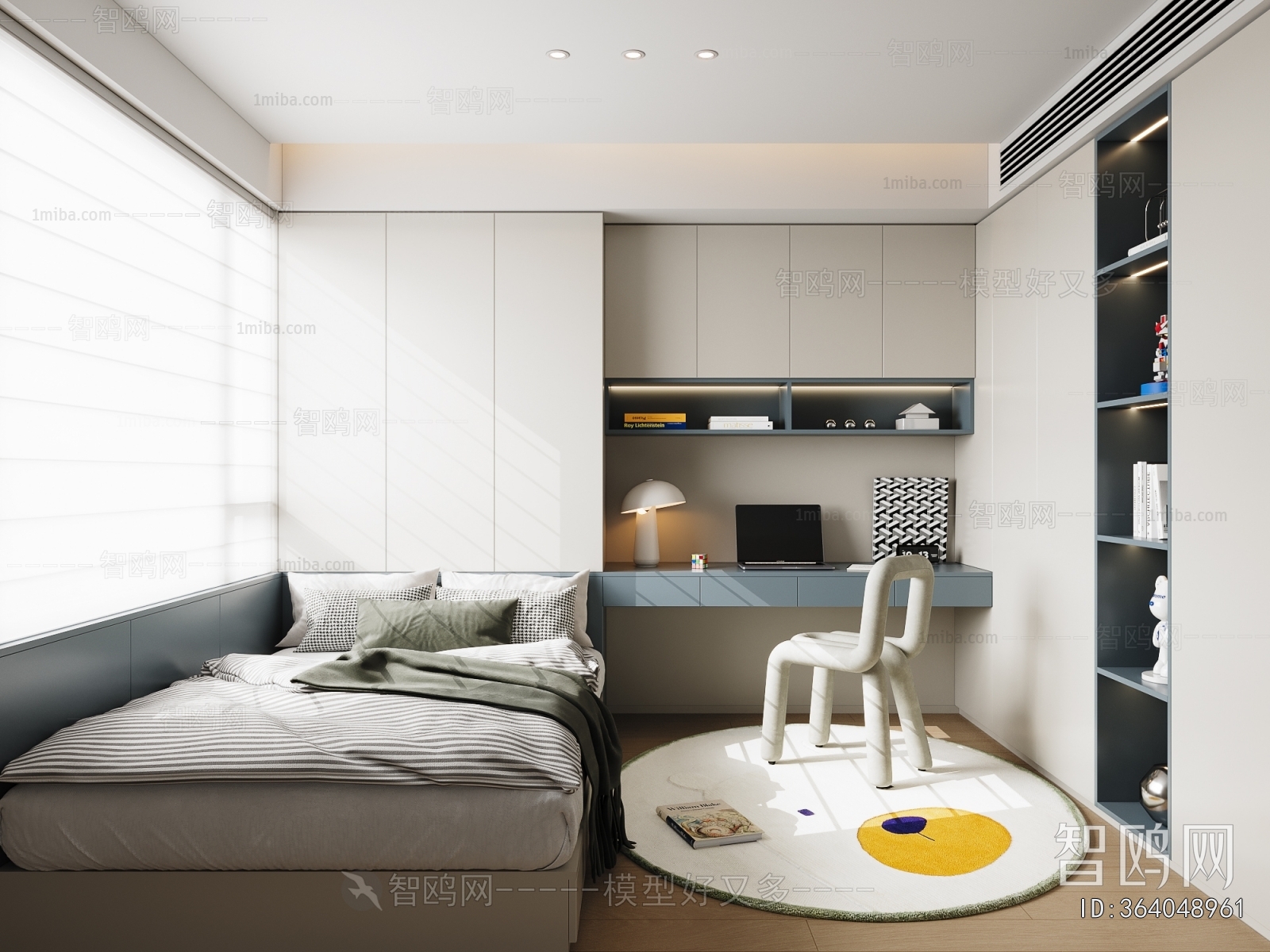 Modern Boy's Room And Son's Room