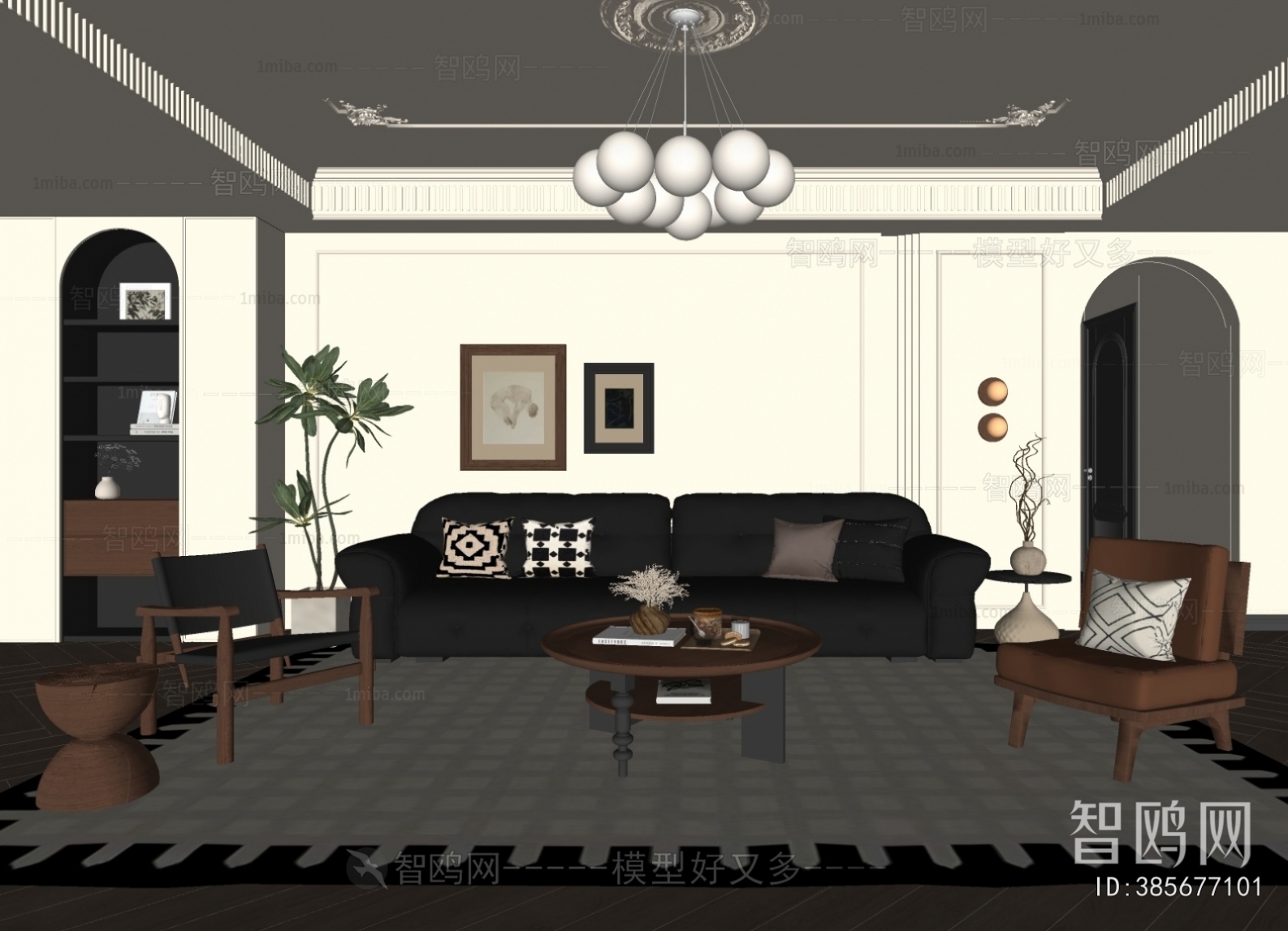 French Style A Living Room