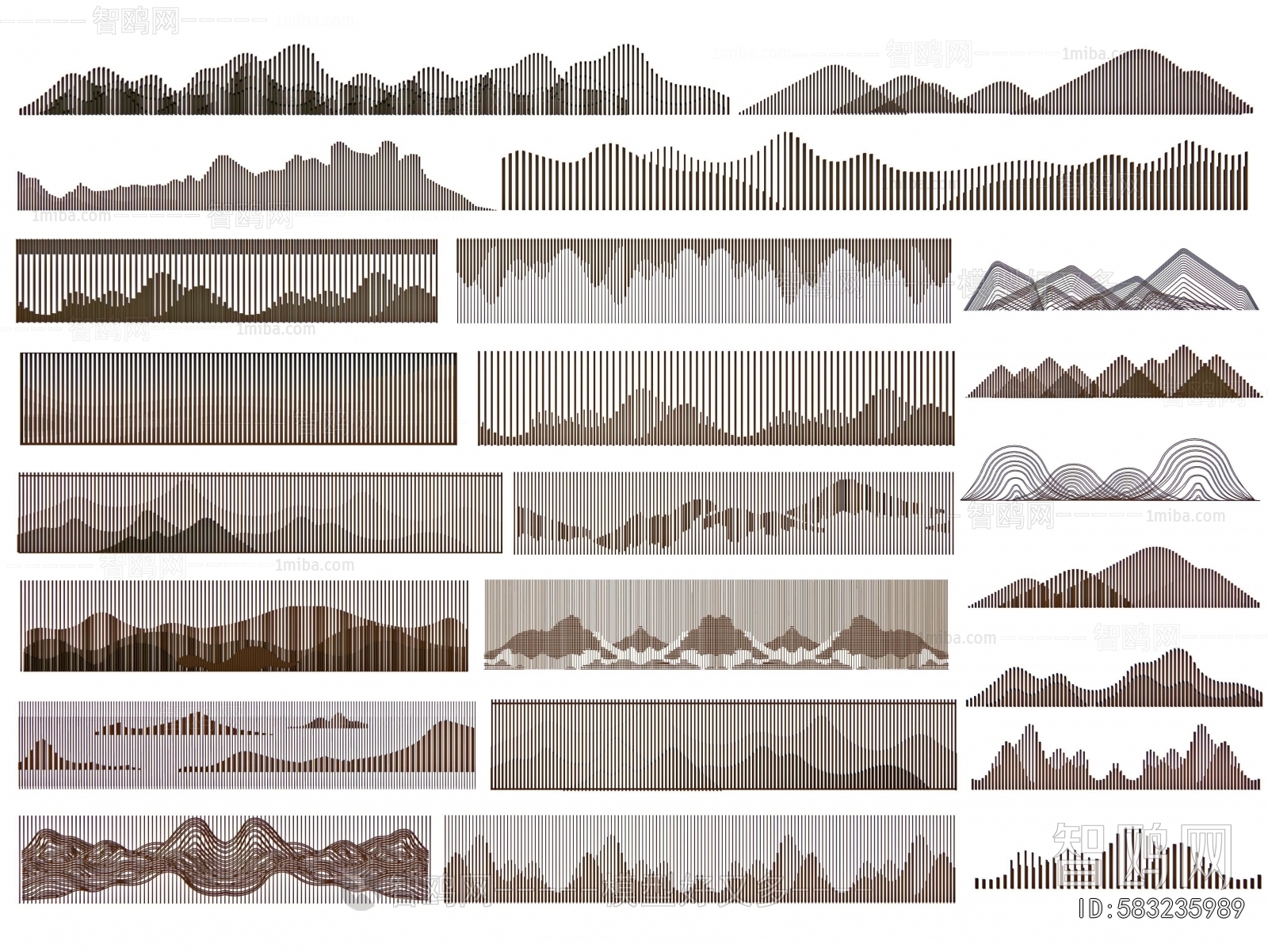 New Chinese Style Landscape Wall