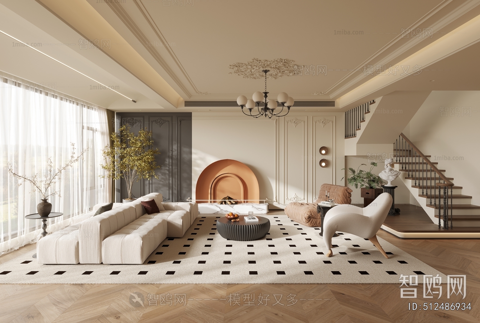 French Style A Living Room