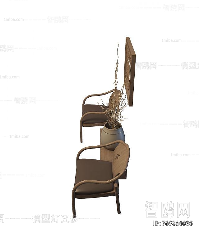 New Chinese Style Lounge Chair