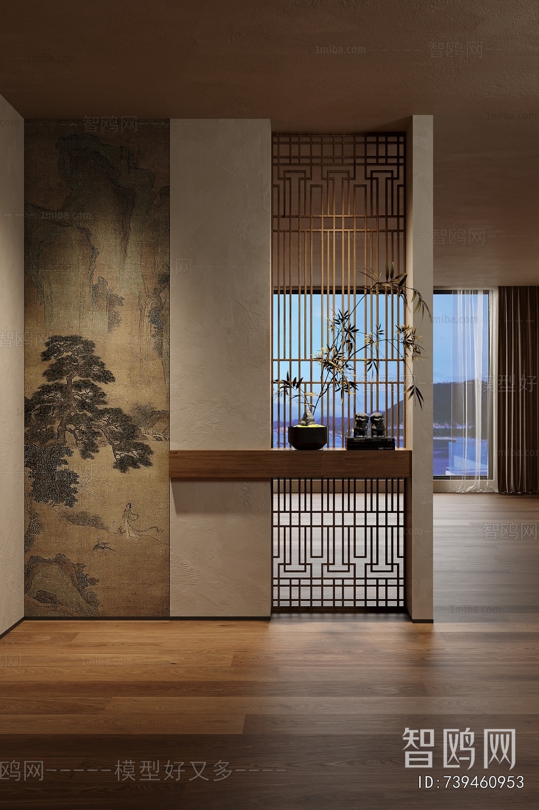 New Chinese Style Hallway