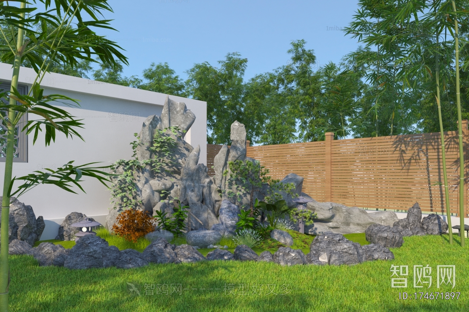 Modern Rockery Waterscape