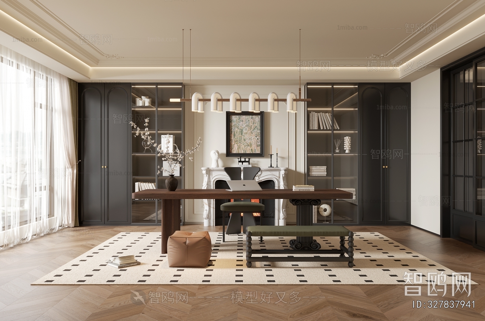 French Style Study Space