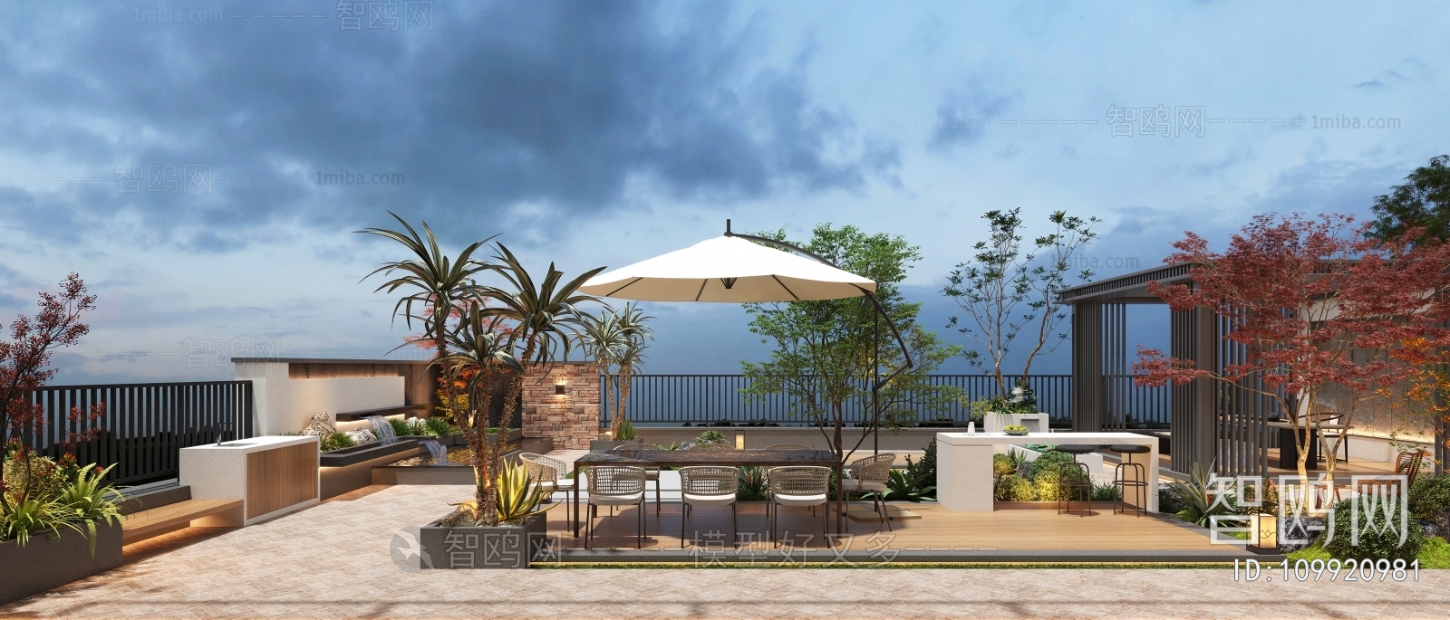 Modern Courtyard/landscape