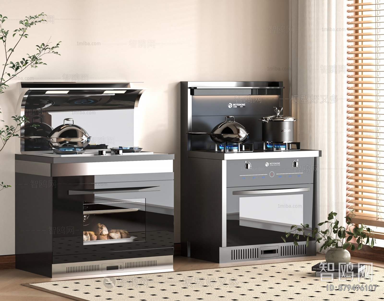 Modern Kitchen Electric Gas Range