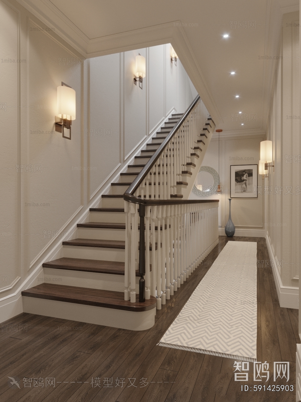 European Style Stairwell