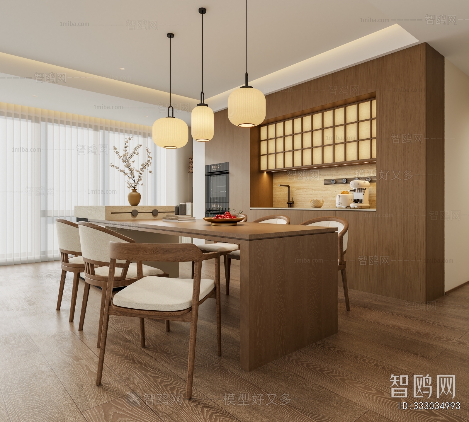 New Chinese Style Dining Room