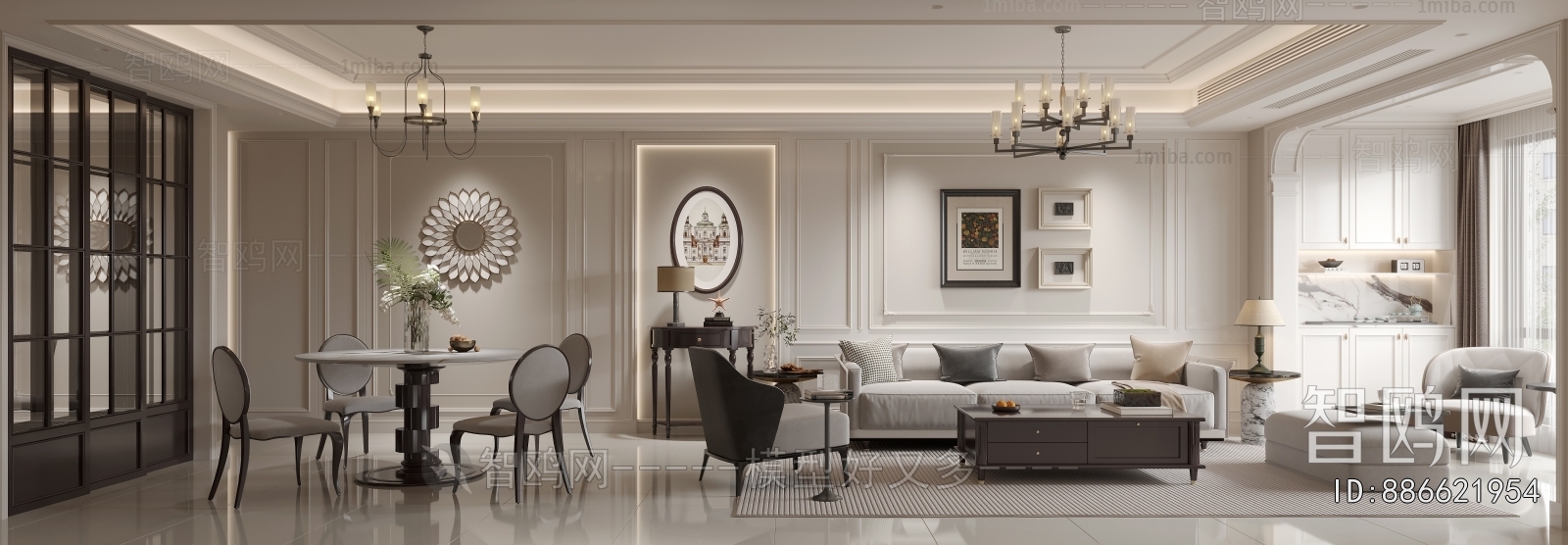 French Style A Living Room