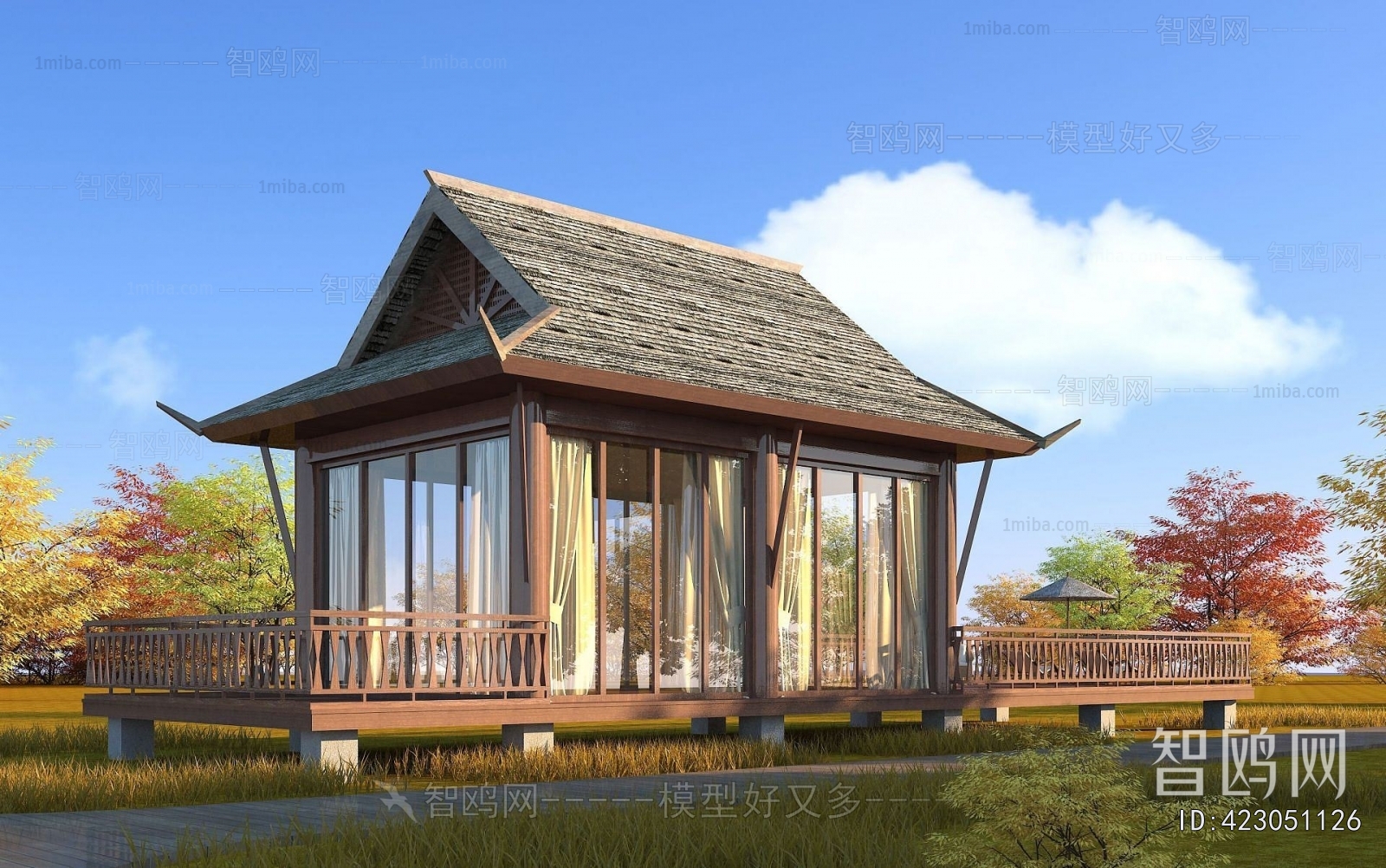 Southeast Asian Style Pavilion