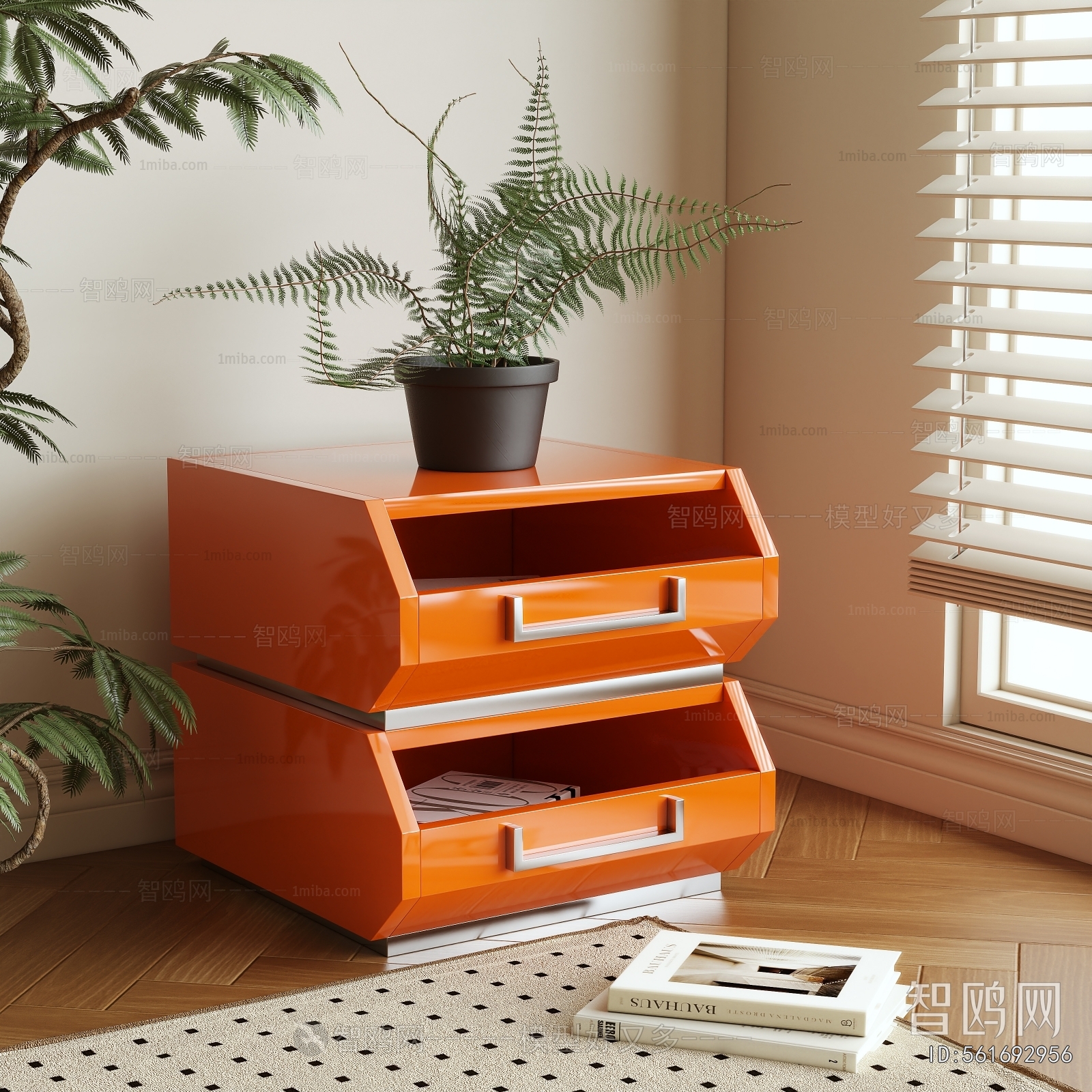 Modern Bedside Cupboard