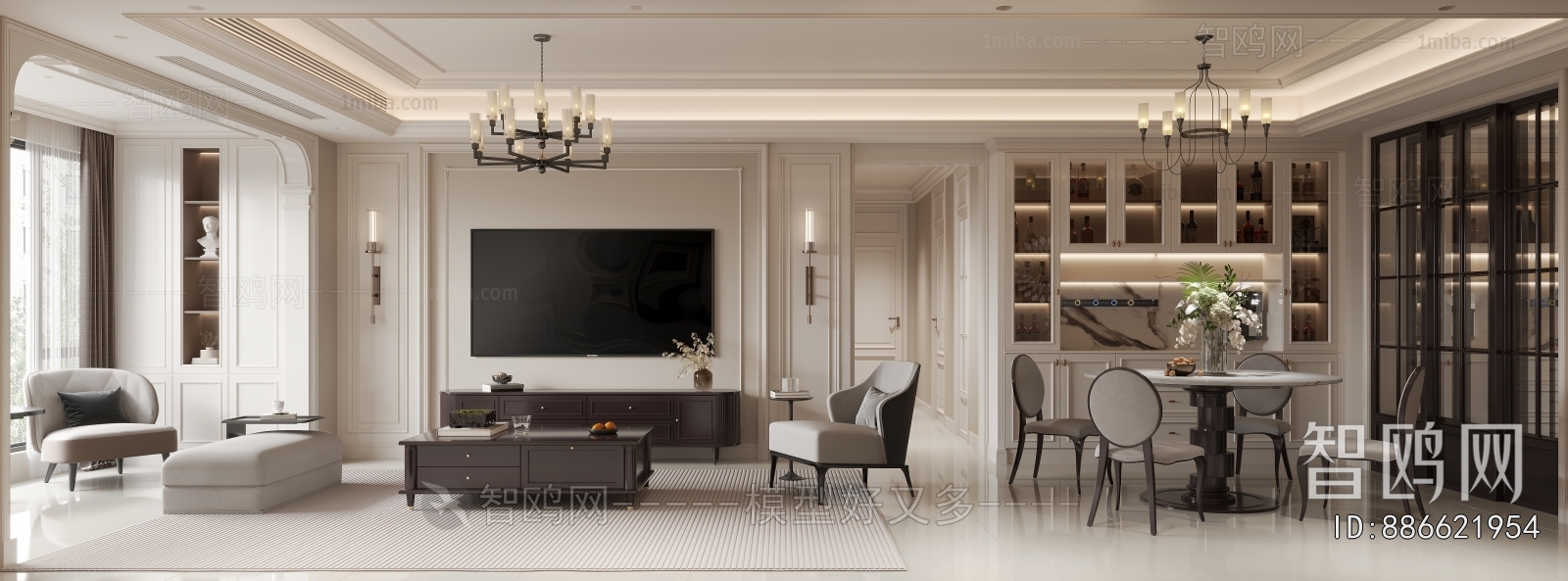 French Style A Living Room