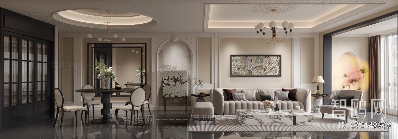 French Style A Living Room