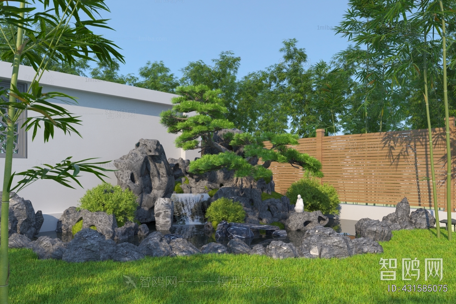Modern Rockery Waterscape
