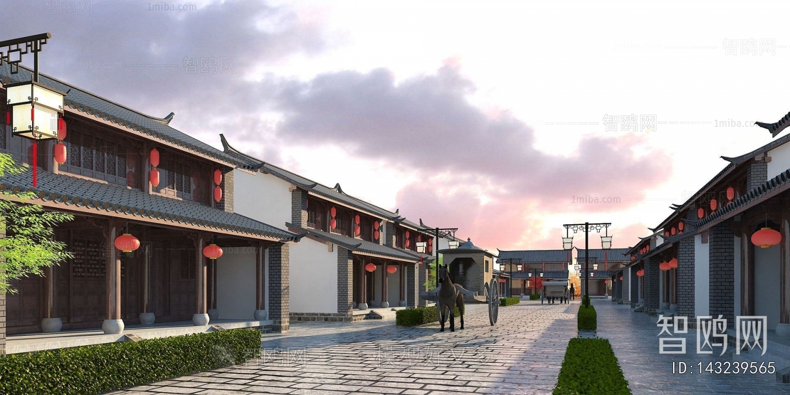 Chinese Style Commercial Street