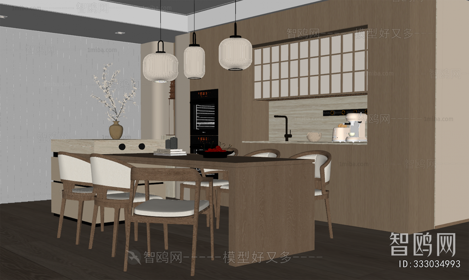 New Chinese Style Dining Room