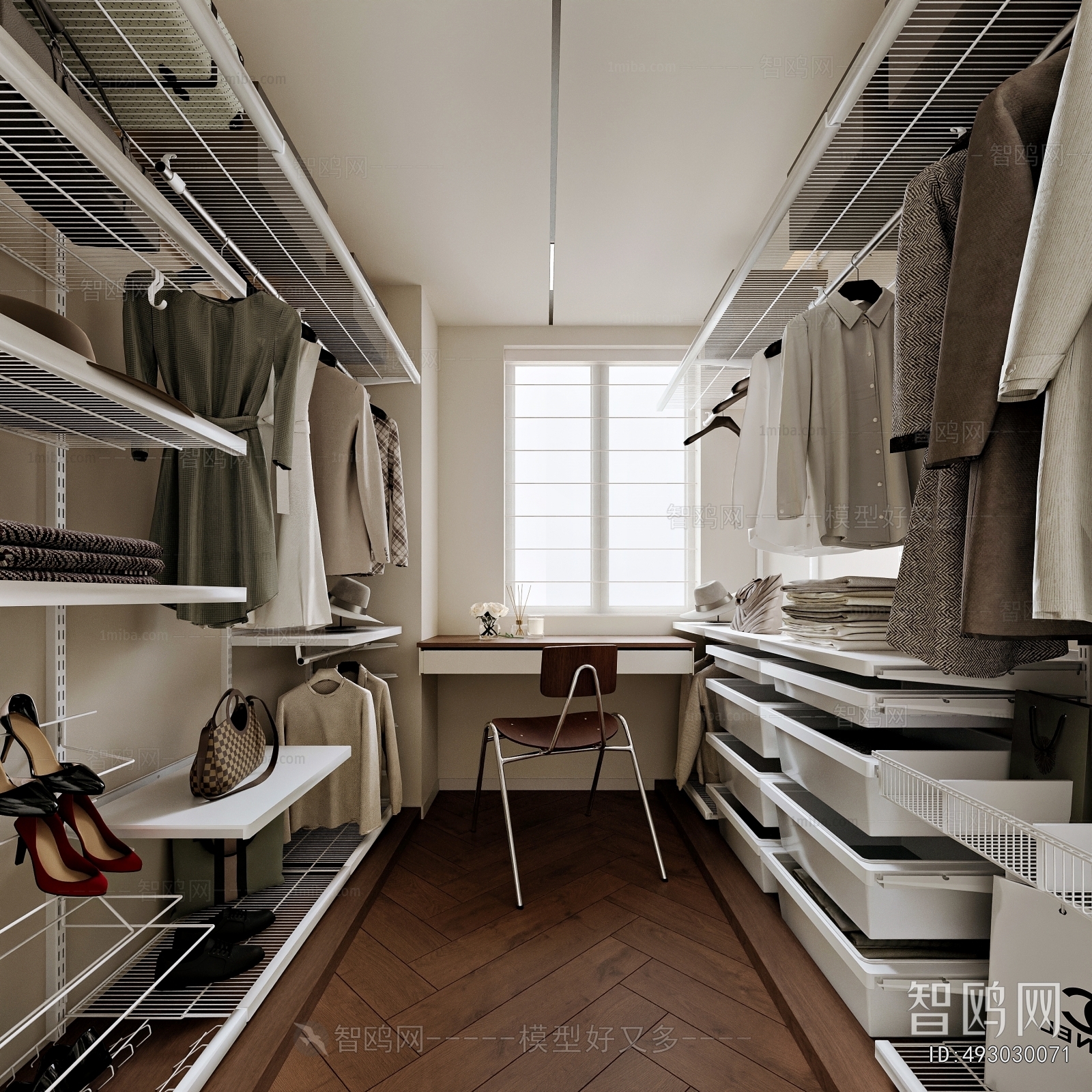 Modern Clothes Storage Area