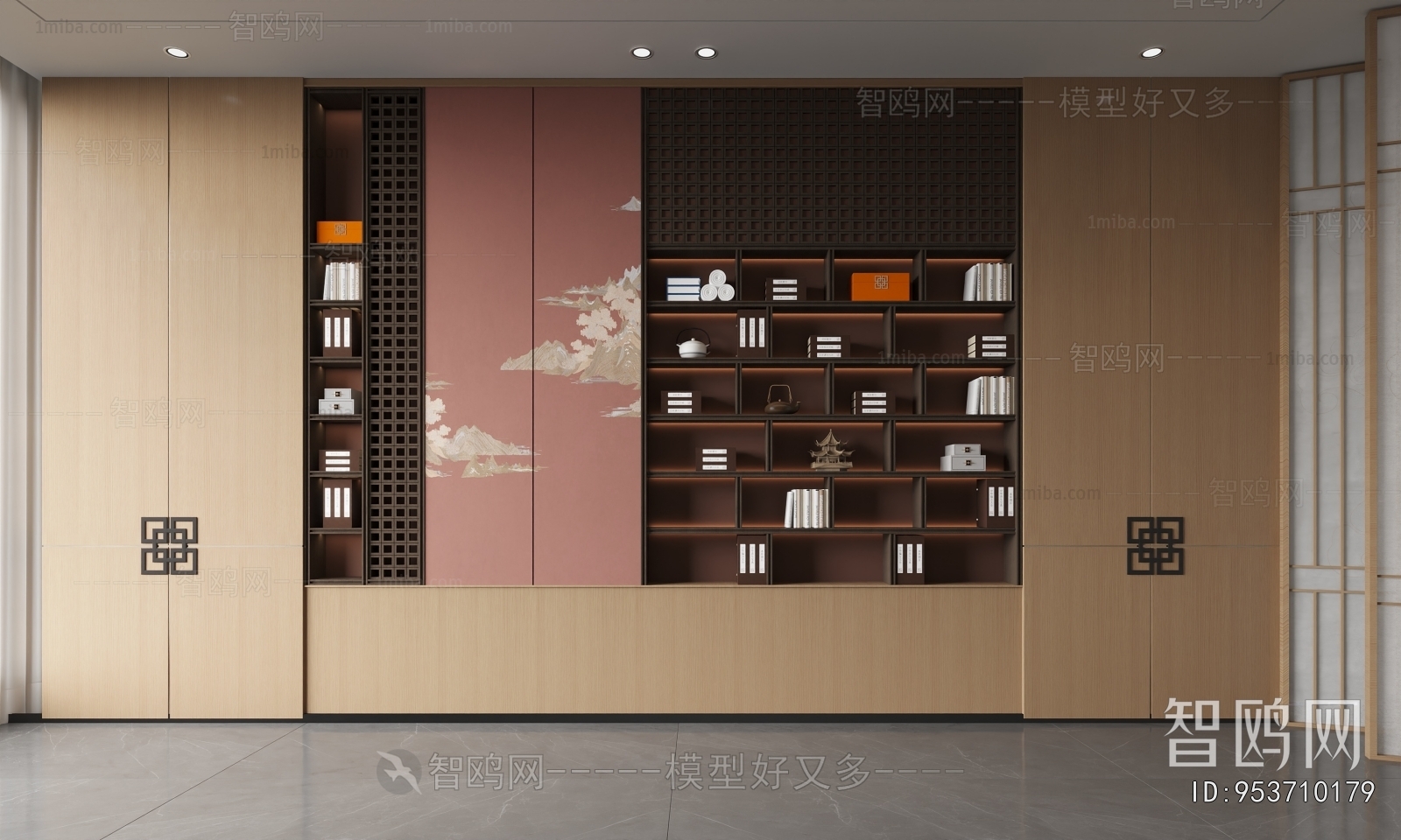 New Chinese Style Bookcase