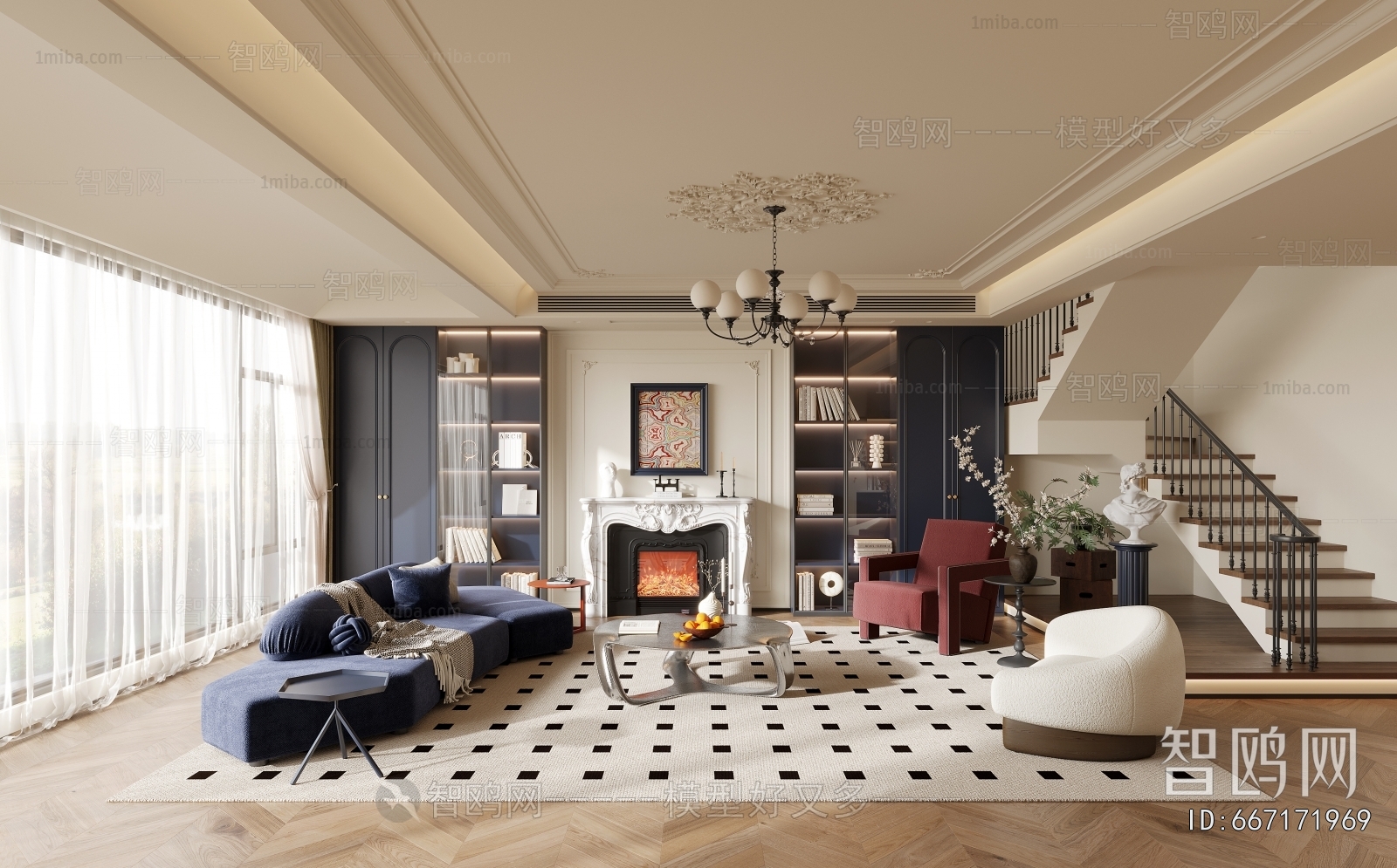 French Style A Living Room