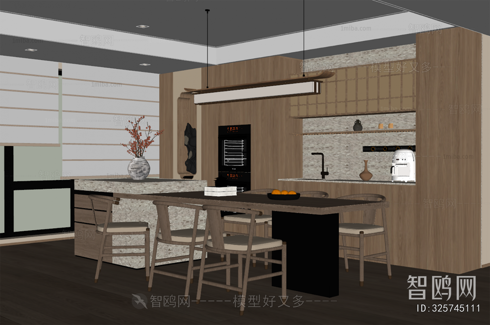 New Chinese Style Dining Room