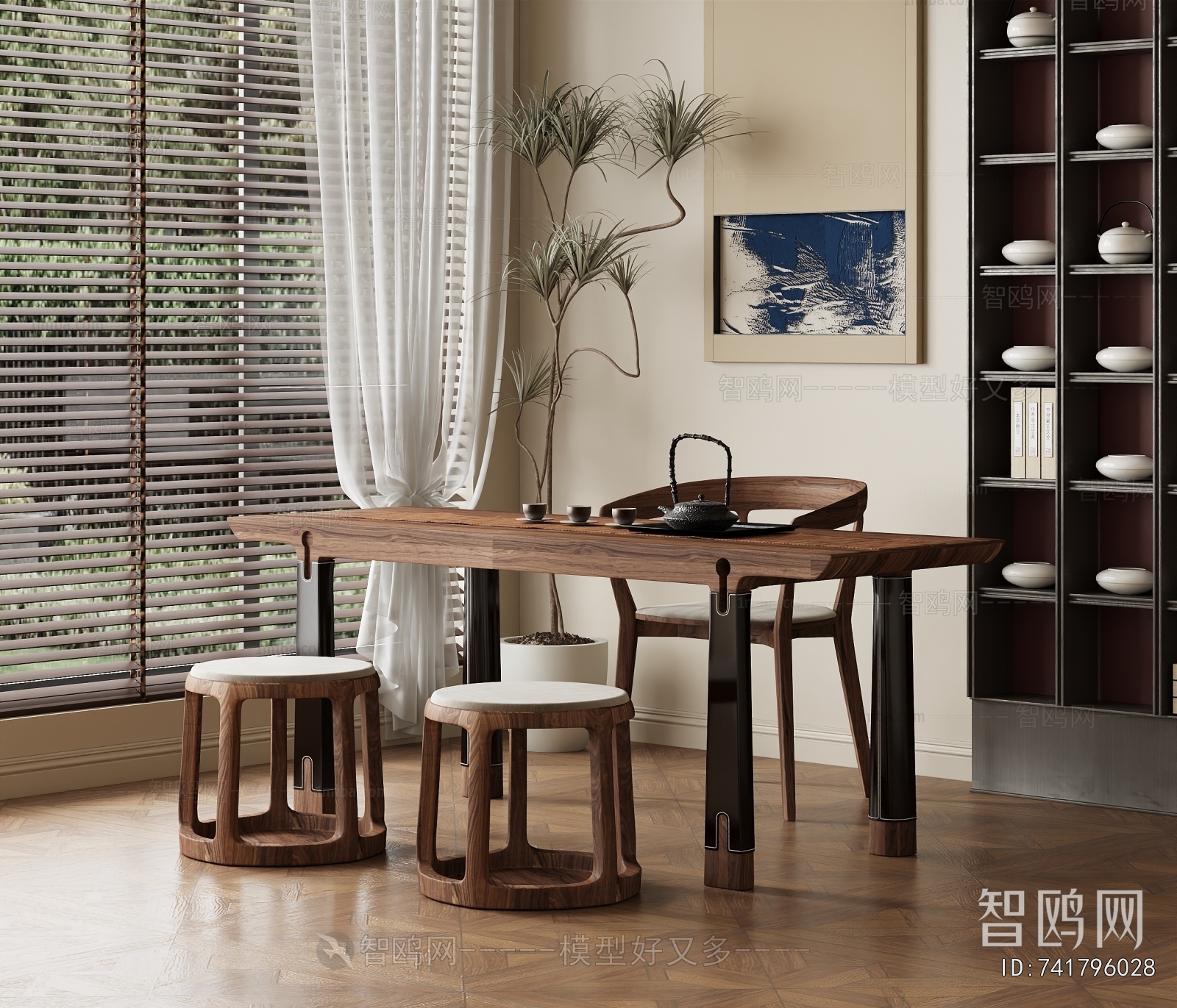 New Chinese Style Dining Room