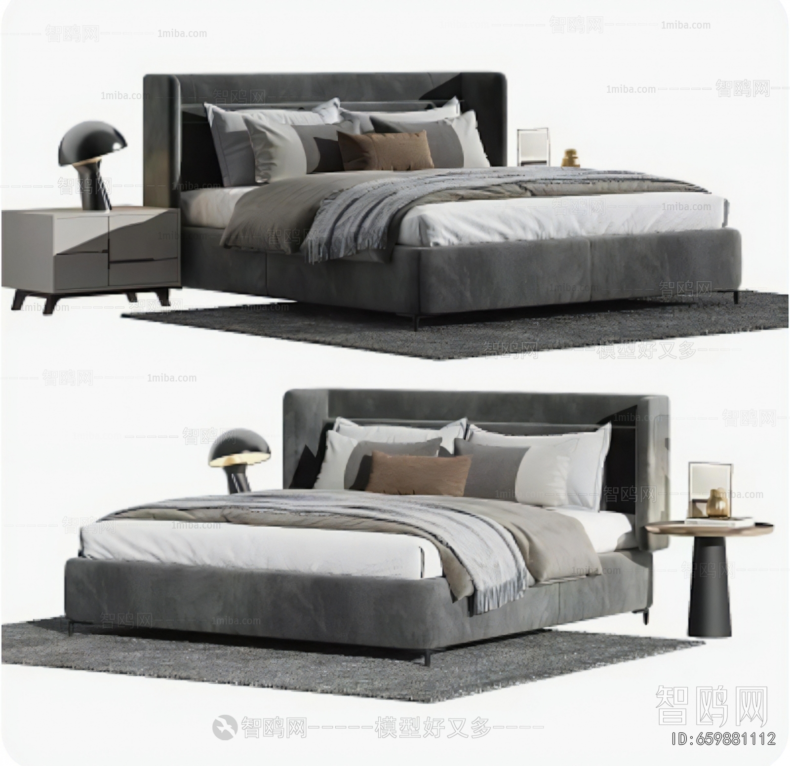 Modern Double Bed