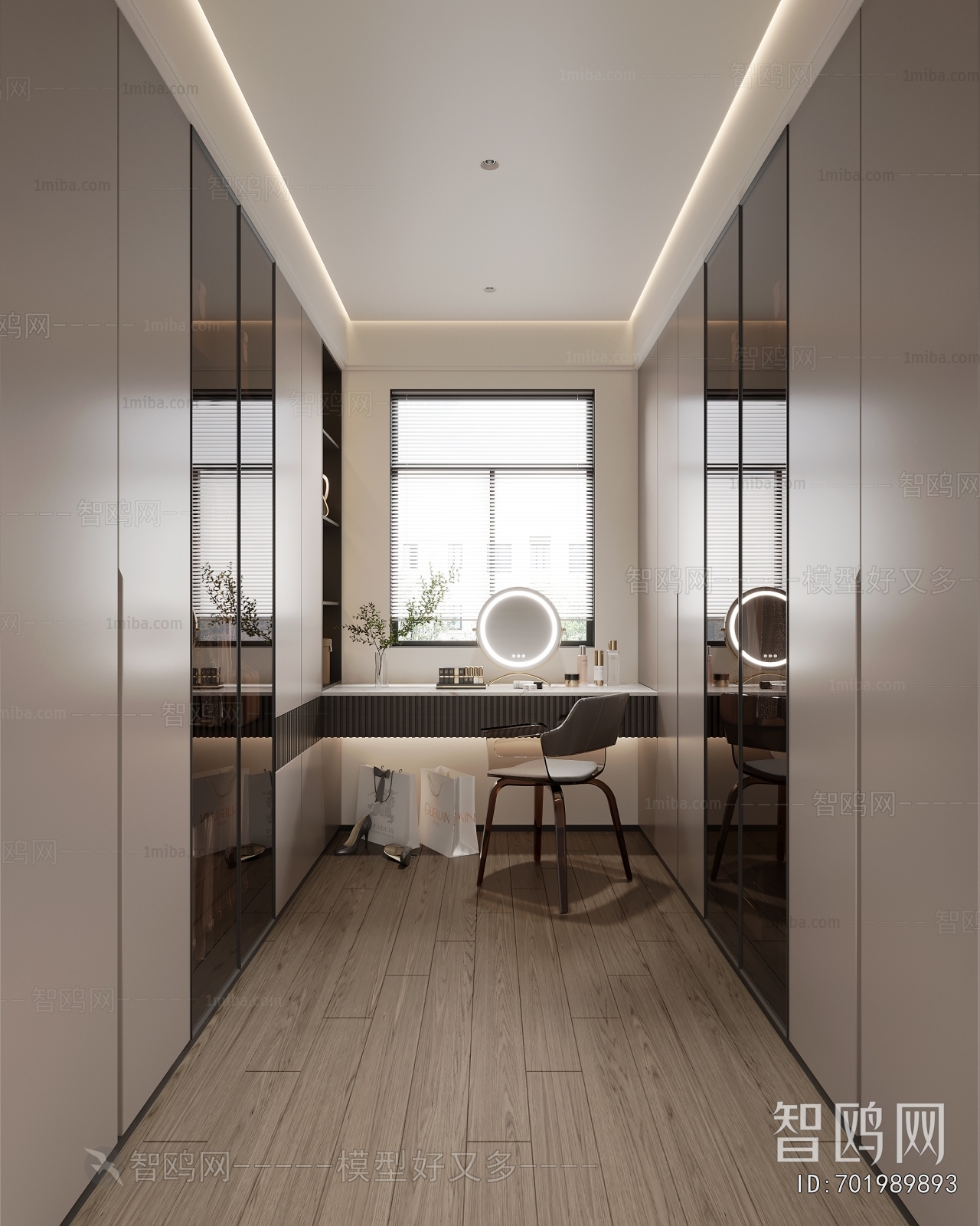 Modern Clothes Storage Area