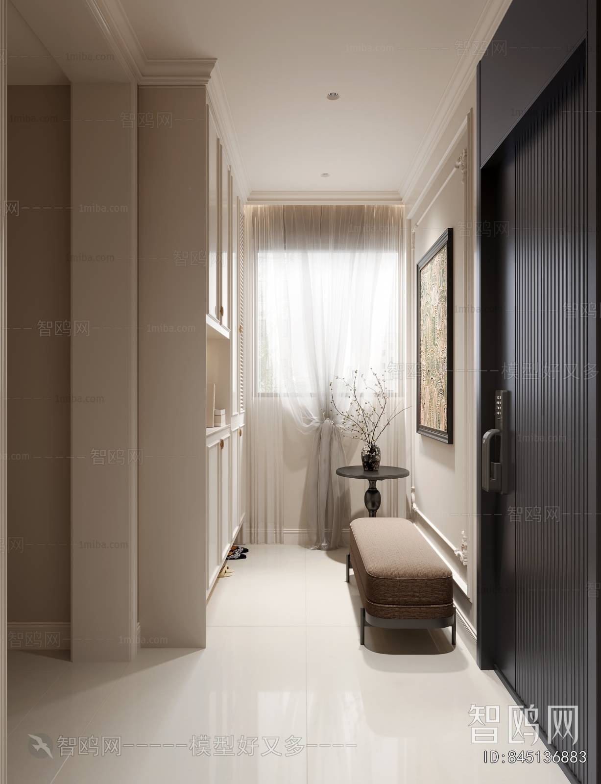 French Style Hallway