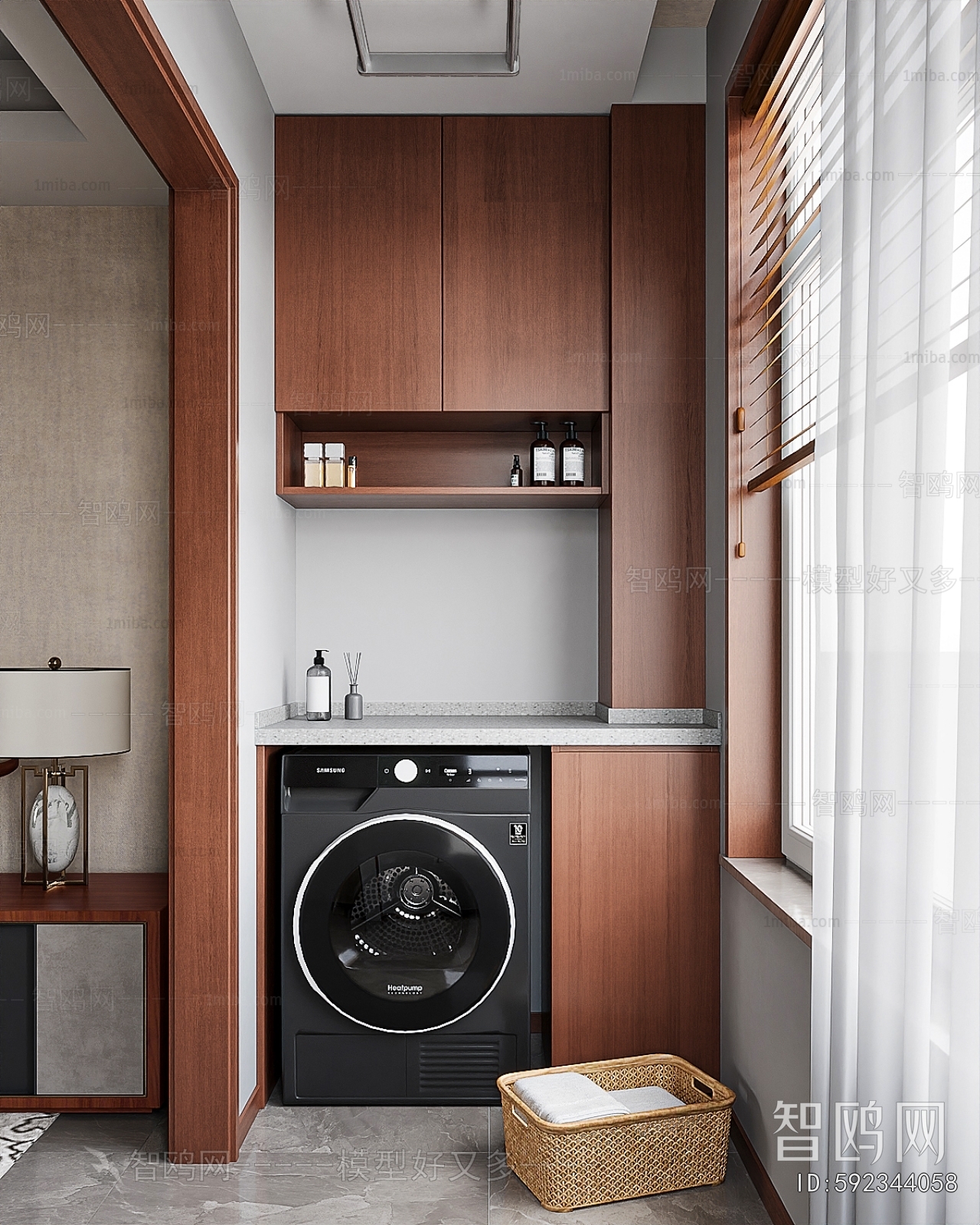 Modern Laundry Cabinet