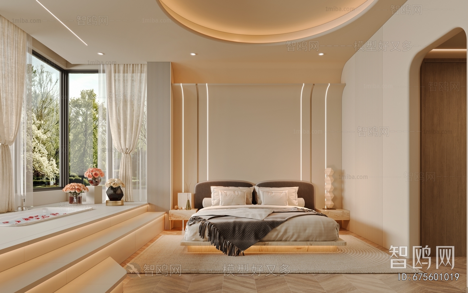 Modern Guest Room
