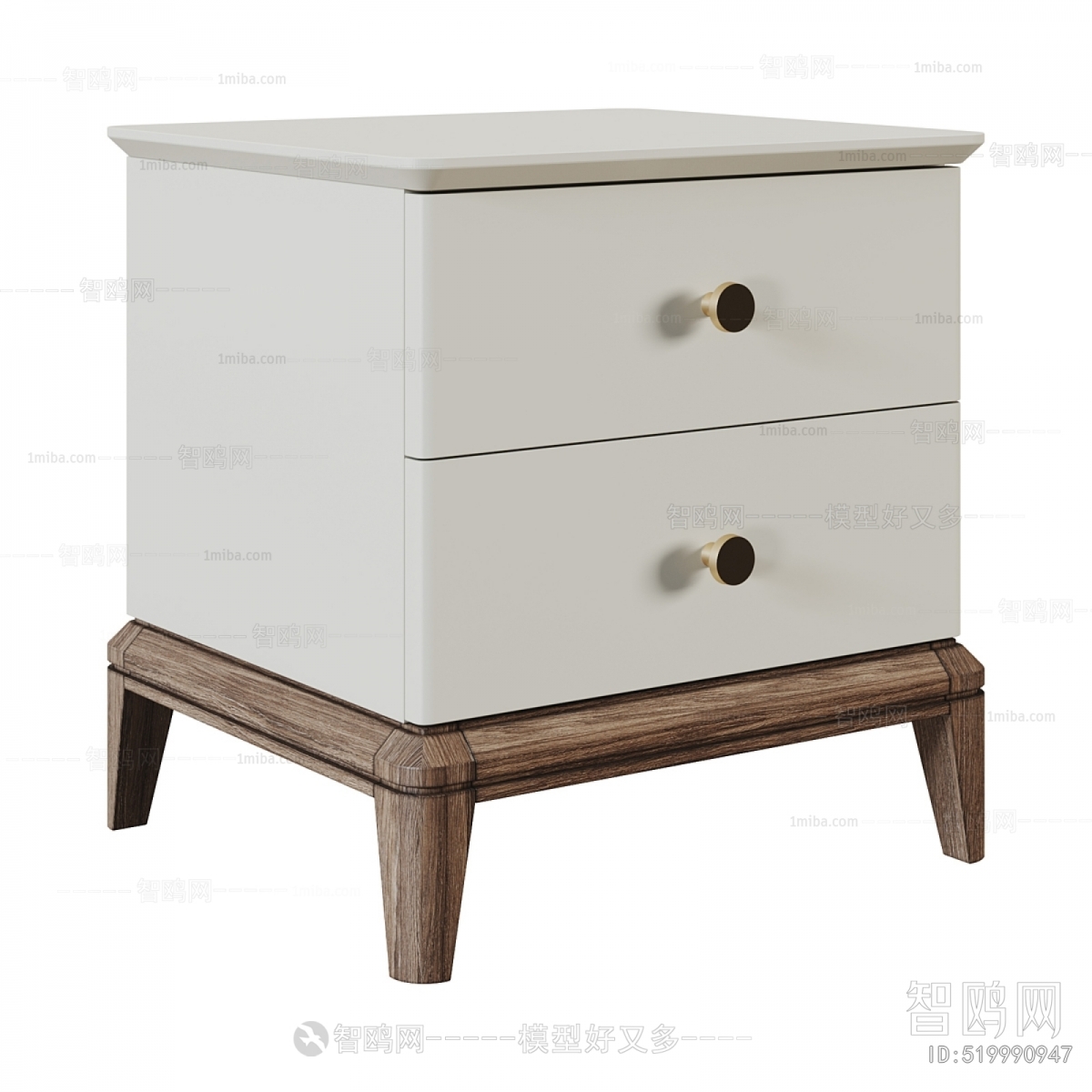 Nordic Style Bedside Cupboard