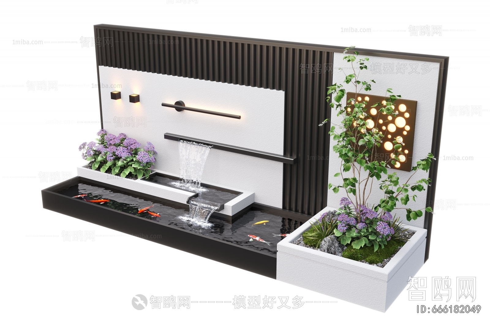 Modern Rockery Waterscape